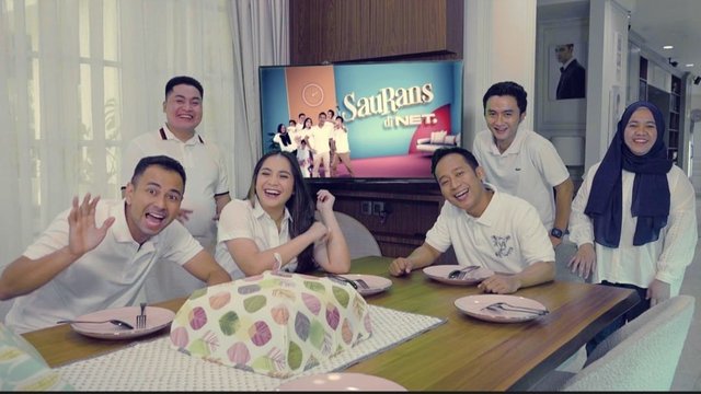 Saur Seru Bareng Raffi Ahmad dan Keluarga Andara di Program 'Saurans' NET TV