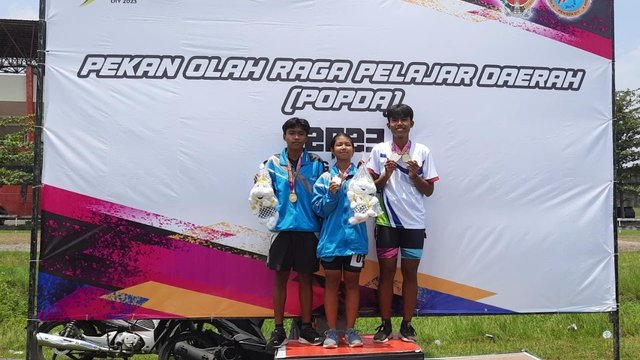 Tiga Atlet Nine Speed Jogjakarta Podium Popda DIY