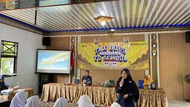 Pelajar SMKN Jatipuro Karanganyar Diedukasi Pajak