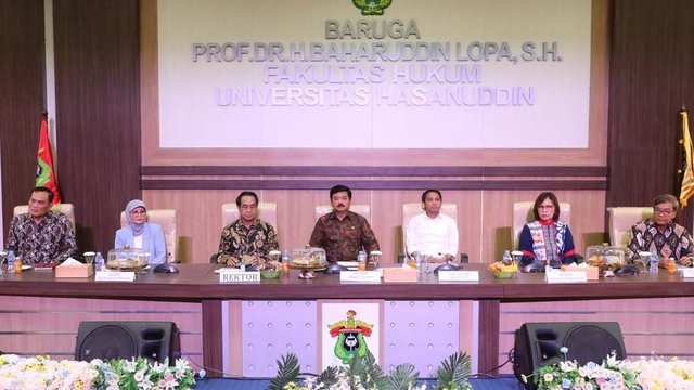 Menteri ATR/Kepala BPN Ajak Mahasiswa Unhas Turut Wujudkan Indonesia Emas 2045