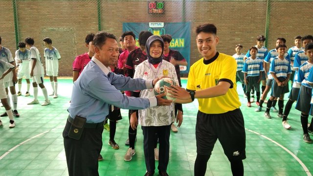 SMK 17 Sayegan Gelar Turnamen Futsal Tingkat SMP