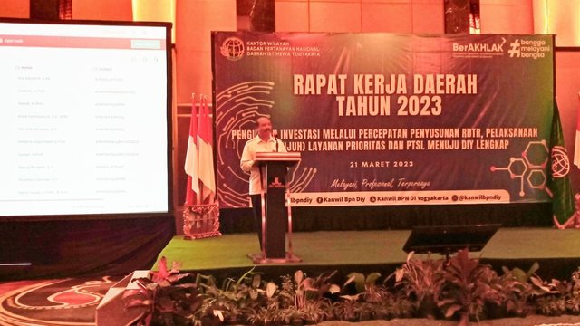Kanwil BPN DIY Gelar Rakerda