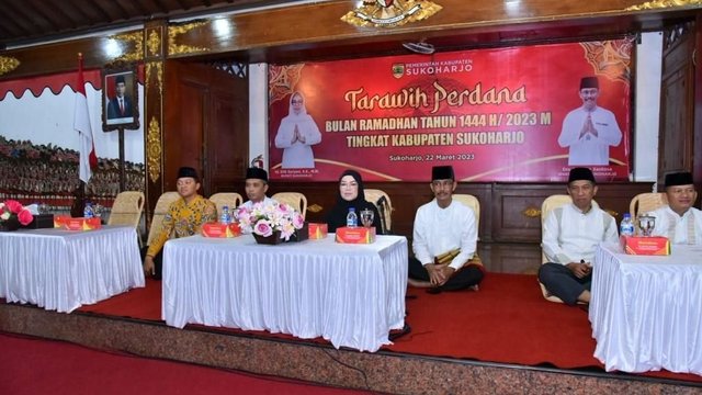Bupati Sukoharjo Agendakan Tarawih Keliling di 12 Kecamatan