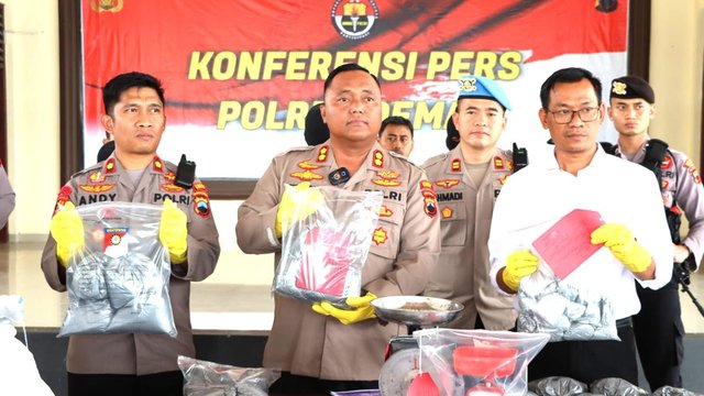 Empat Penjual Petasan di Demak Ditangkap, 40 Kilogram Obat Mercon Disita