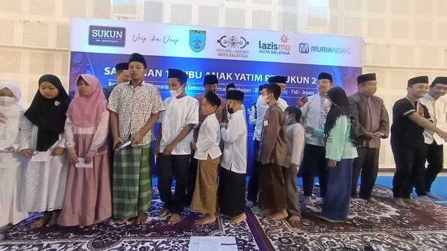 1.000 Anak Yatim di Salatiga Terima Santunan Ramadhan
