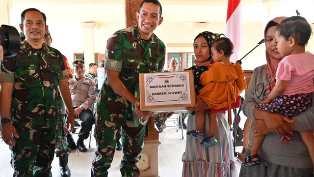 Danrem 074 Warastratama Apresiasi Demplot Stunting Kodim Sukoharjo