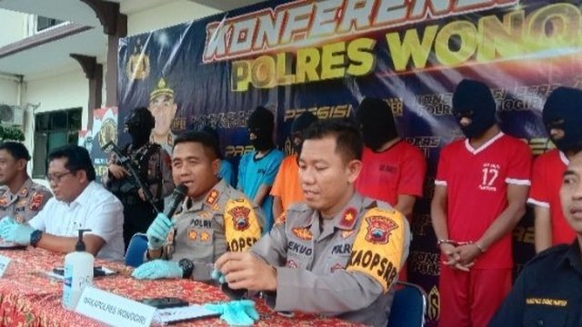 Polres Wonogiri Ungkap 7 Kasus Menonjol, Termasuk Pencabulan Gadis di Bawah Umur