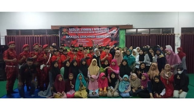Srikandi Satgas Andika Wiratama Gelar Buka Bersama Anak Yatim