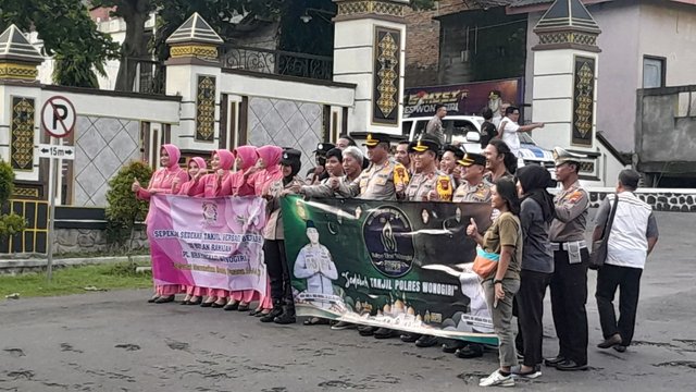 Sepekan Polres Wonogiri Siapkan Seribu Takjil