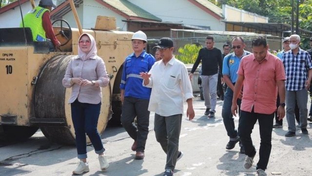 Sebelum H-7 Perbaikan Jalan Klaten Ditarget Selesai