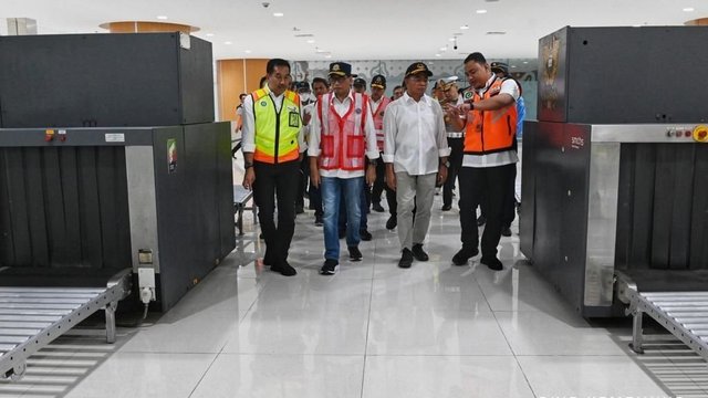 Layani Lagi Penerbangan Umrah dan Reguler, Tiga Menteri Cek Kesiapan Bandara Kertaja