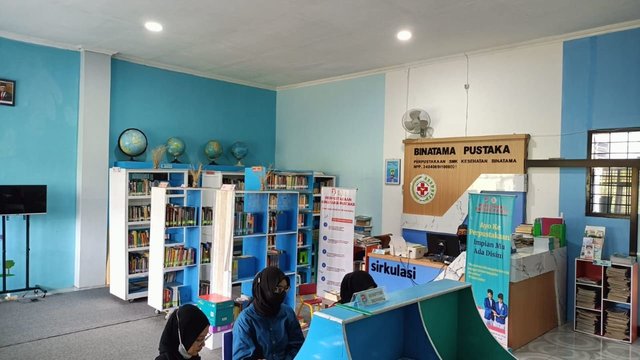 Giatkan Siswa Membaca, Binatama Kembangkan Aplikasi Perpustakaan Digital