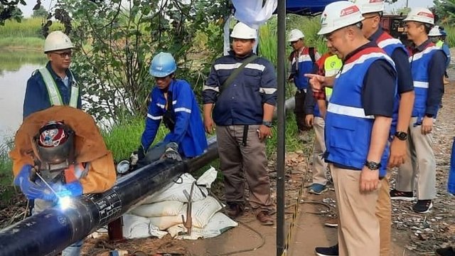 Jelang Idul Fitri PGN Pastikan Pembangunan Pipa Gas Bumi Semarang - Kendal On Track