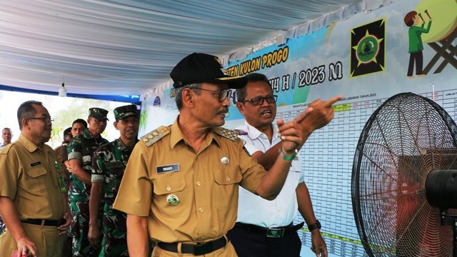 Pj Bupati Kulonprogo Pantau Langsung Pos Pengamanan Pemudik