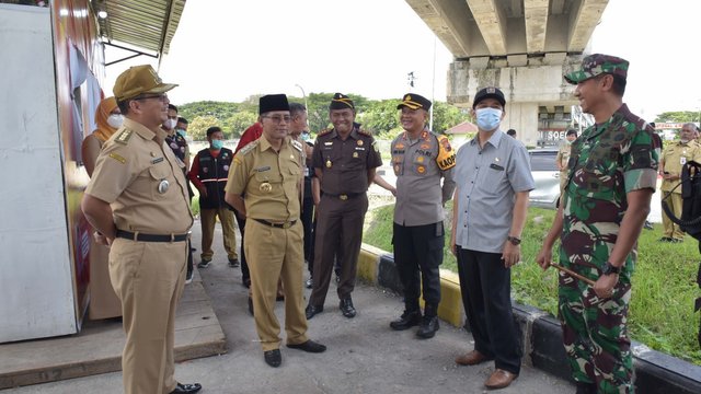 Forkopimda Boyolali Monitoring Pospam, Cek Kesiapan Menyambut Pemudik