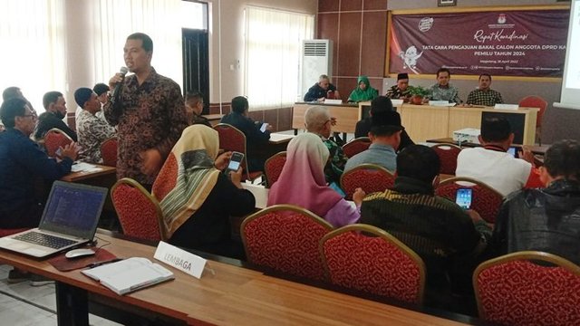 Pada Parpol Peserta Pemilu 2024 KPU Berikan Informasi Lebih Awal