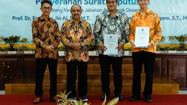 UAJY Tambah Dua Guru Besar Sekaligus di Bidang Teknik Industri