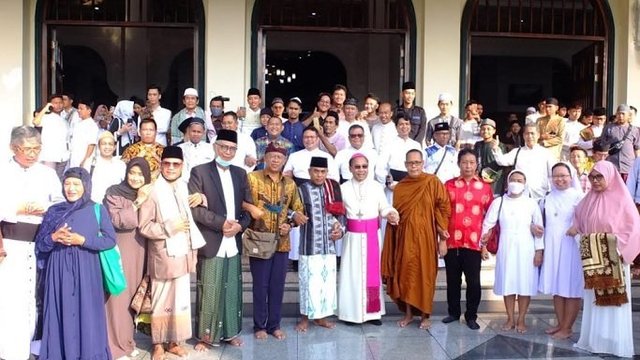 Pemuka Agama Kunjungi MAJT, Bukti Moderasi Kehidupan Beragama