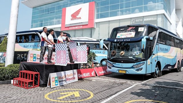 Balik Bareng Honda 2023 Berangkatkan 370 Konsumen Kembali ke Jakarta