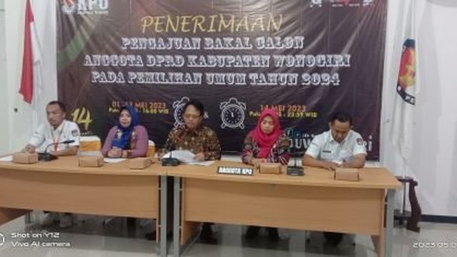 KPUD Wonogiri Mulai Buka Pendaftaran Bacaleg