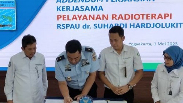 RSPAU dr Suhardi Hardjolukito Teken MoU BPJS Kesehatan Pelayanan Radioterapi