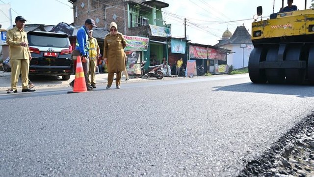 Perbaikan Jalan Rusak Pastikan Sesuai Jadwal