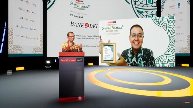 Bank DKI Terima Penghargaan Best Sharia Finance 2023