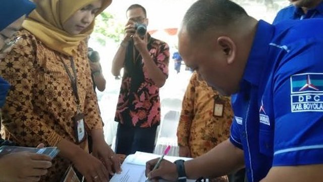 Partai Demokrat Boyolali Daftarkan 50 Bacaleg DPRD