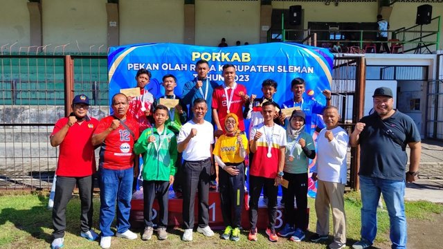 Depok Juara Lari Putra Porkab Sleman, Raditya Catat Terbaik