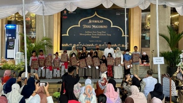 Pedagang Teras Malioboro Gelar Syawalan, Kompak Layani Wisatawan