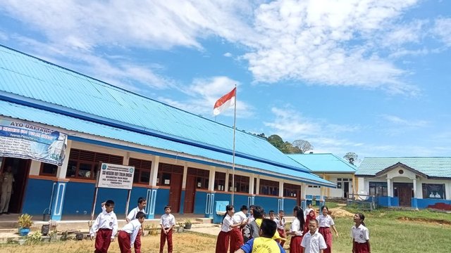 Dorong Kemajuan Pendidikan, BRI Renovasi SDN 001 Tulin Onsoi di Pelosok Nunukan