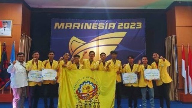 Tim Kapal Senopati Unnes Borong Juara Ajang Marinesia 2023