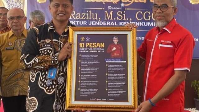 Irjen Kemenkumham Ingatkan Bekerja dengan Hati Nurani