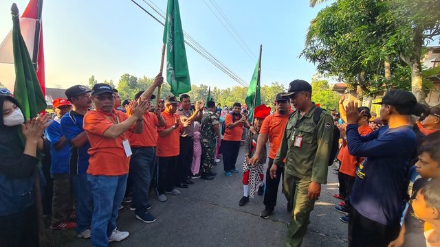 Semarak Musycab PCM dan PCA Kasihan, Ribuan Warga Muhammadiyah Ikuti Jalan Sehat
