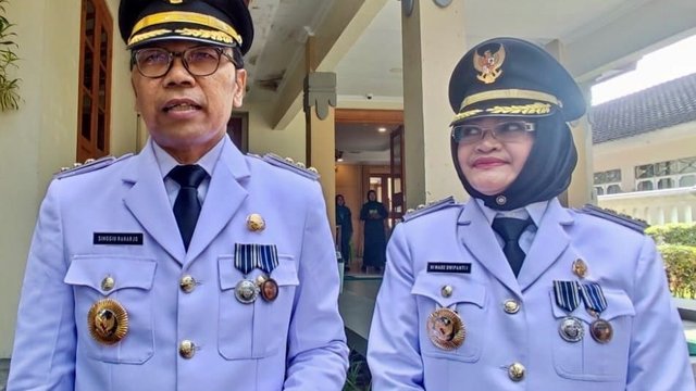 Singgih Raharjo Pj Walikota dan Made Dwipanti Pj Bupati Kulon Progo