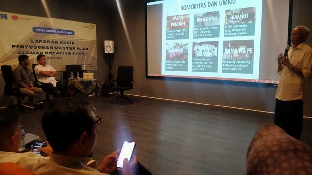 Dispar Sleman Adakan FGD Masterplan Sleman Creative Park