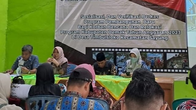 Rumah Rusak Akibat Puting Beliung dan Rob, Warga Timbulsloko Dibantu Pembangunan Baru