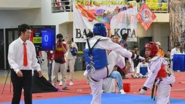 WTC Dolog Semarang Borong Medali Kejuaraan Taekwondo Bupati Sleman 2023