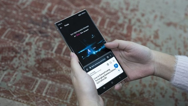 Konten Makin Epic dengan Swipe Gesture Galaxy S23 Series 5G