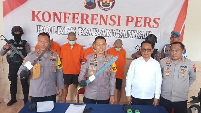 Empat Pelaku Kejahatan Jalanan Diamankan