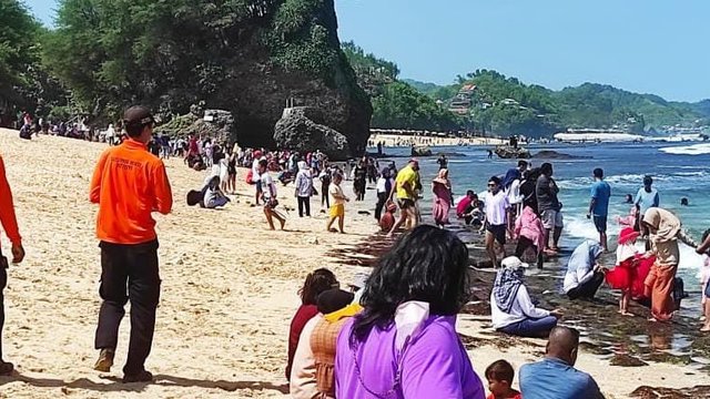 Libur Cuti Bersama Dimulai, Wisatawan Mulai Padati Obwis Gunungkidul