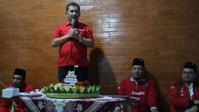 Sejumlah Agenda Peringati Hari Lahir Pancasila Digelar DPC PDIP Kota Yogya
