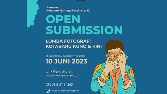 Dinas Kebudayaan Gelar Lomba Fotografi 'Kotabaru Kuno dan Kini'