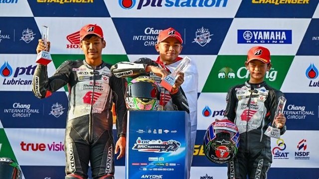 Tampil Dominan, Pebalap Astra Honda Raih Double Podium TTC 2023