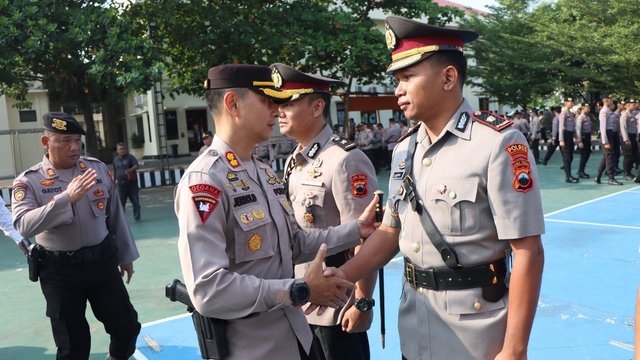 Pejabat Utama Polres Karanganyar Dimutasi