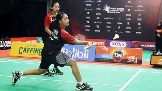 Polytron Walikota Cup Solo 2023, Pasangan Anjani/Titis Melaju ke Babak Semifinal