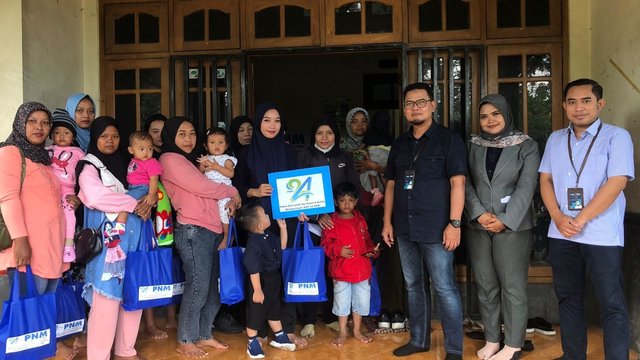 Rayakan HUT ke-24 PNM Yogya Salurkan Paket Gizi untuk Cegah Stunting