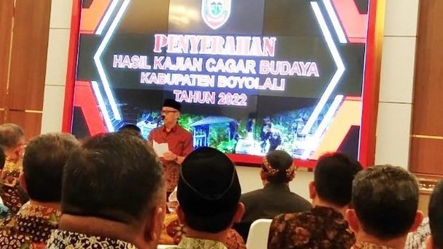 Disdikbud Boyolali Serahkan Buku Hasil Kajian Cagar Budaya Tahun 2022