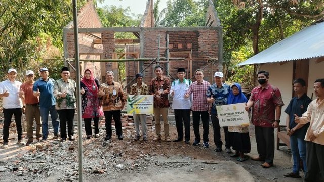 DPD REI DIY Bantu Rumah Korban Kebakaran di Imogiri