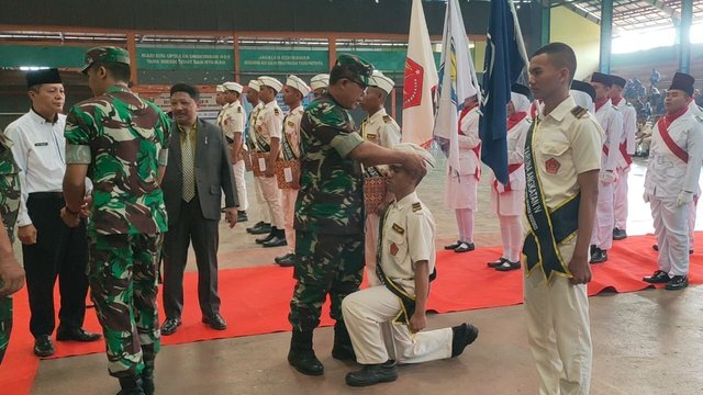 339 Taruna SMK Binawiyata Sragen Dikukuhkan